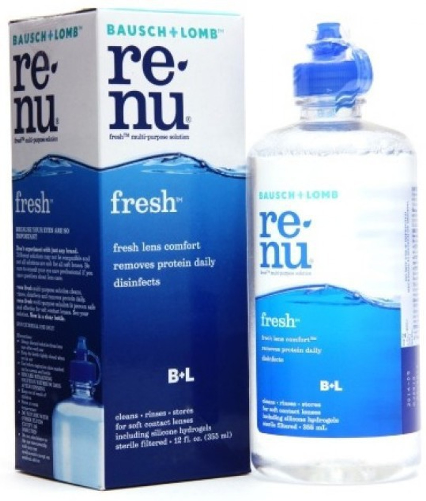 Renu - a solution for lenses from the company Bausch Lomb Renu - a solution for lenses from the company Bausch Lomb